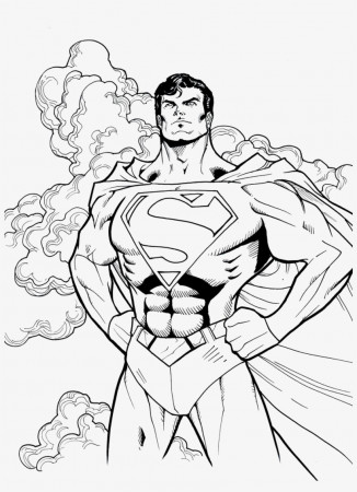 Coloring Pages Superman Book Page Flying - Superman Coloring Pages  Transparent PNG - 896x1194 - Free Download on NicePNG