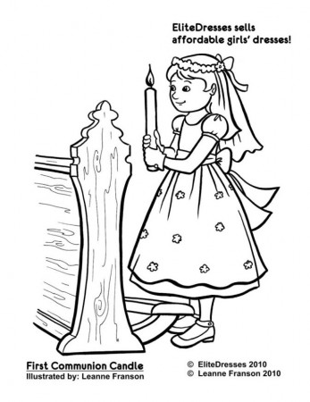 pages coloring: First Communion Coloring Pages. Free First ...