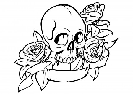 Free Printable Skull Coloring Pages For Kids Kids Coloring Pages 3 ...