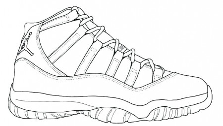 Nike Shoes Drawing at PaintingValley.com | Explore ...