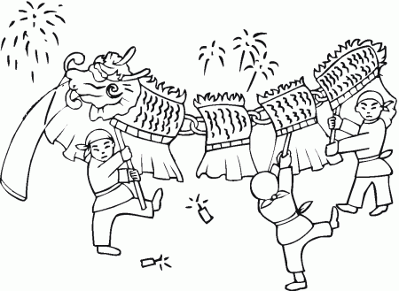 Chinese New Year Coloring Pages | Draw Coloring Pages - Coloring Kids