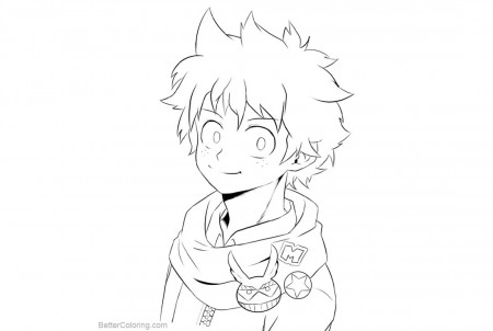 Top 13 Prime Hero Academia Printable Coloring Pages Two Heroes ...