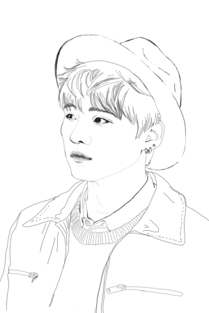 Bts Kpop Coloring Pages Related Keywords - Bts Kpop Coloring Pages ...