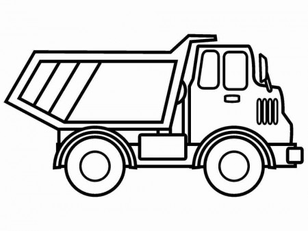 Simple Dump Truck Coloring Pages - Free Resume Templates ...