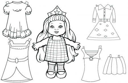 Barbie Doll Coloring Pages at GetDrawings | Free download