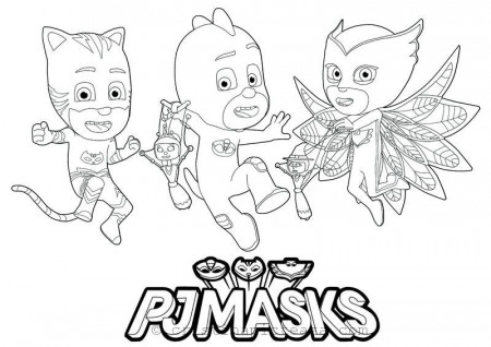 PJ Masks coloring pages – Coloring sheets with your heroes