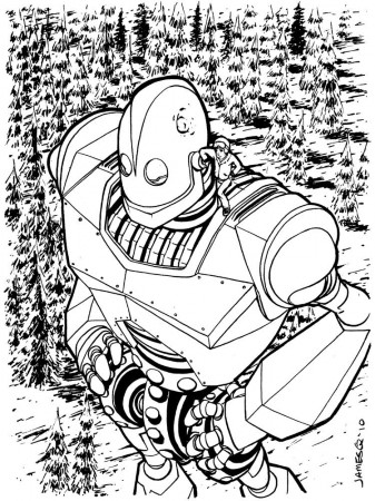 Iron Giant by jamesq on deviantART | The iron giant, Disney art, Coloring  pages