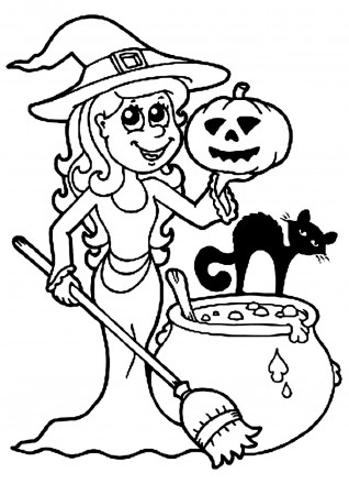 Halloween Free To Color For Kids Coloring Pages Printable Sheets Children  Print Fall – Approachingtheelephant