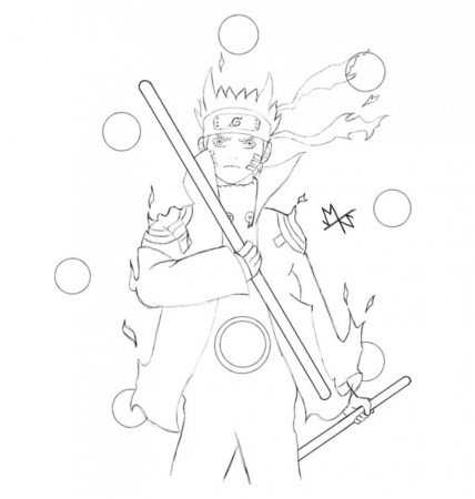 Naruto Six Paths Sage Mode Drawing | Naruto Amino