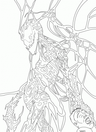 Web of Carnage Lineart by GRIDALIEN on DeviantArt
