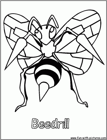 Beedrill Coloring Page