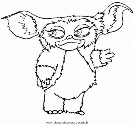 printable gremlin coloring pages - Clip Art Library