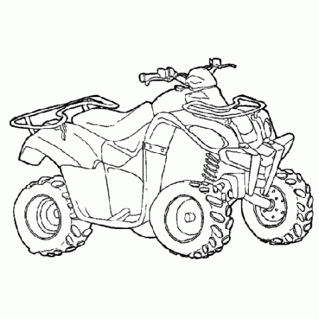 Drawing Quad / ATV #143192 (Transportation) – Printable coloring pages