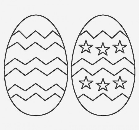 Easter Egg Coloring Sheet | Free Coloring Sheet