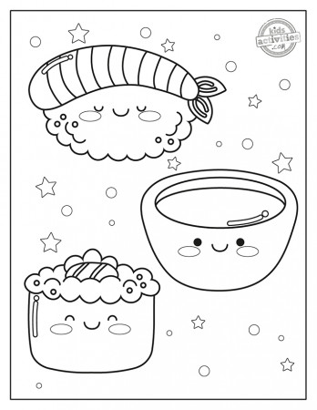 Free Kawaii Coloring Pages (Cutest Ever) | KAB