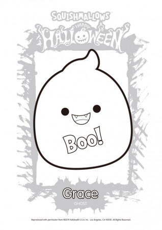Halloween Squishmallows Grace Coloring Pages. | Halloween coloring book,  Cool coloring pages, Coloring pages