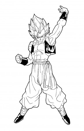 Gogeta - Dragon Ball Z Kids Coloring Pages