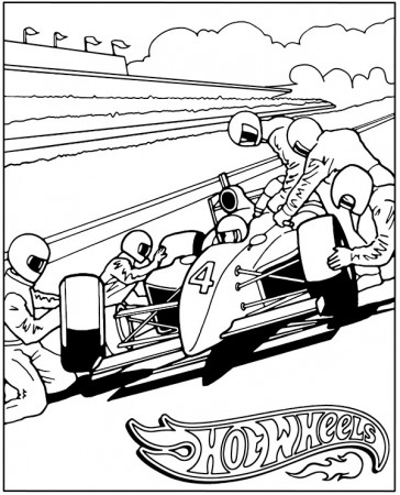 Formula 1 team coloring page to print - Topcoloringpages.net