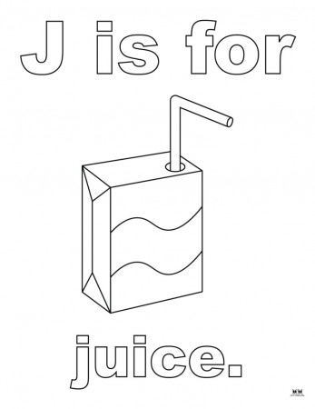 Letter J Coloring Pages - 15 FREE Pages | Printabulls