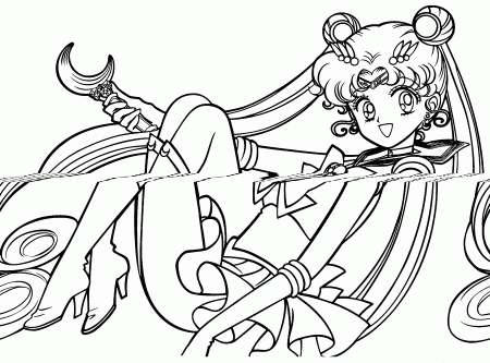 Sailor Moon Coloring Book - Coloring Pages for Kids and for Adults