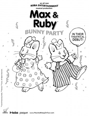 Ruby And Max Coloring Pages To