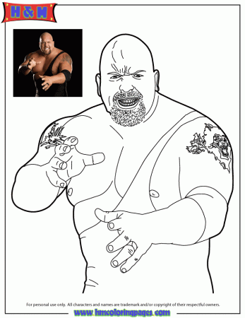 Free Printable WWE (Wrestling) Coloring Pages | H & M Coloring Pages