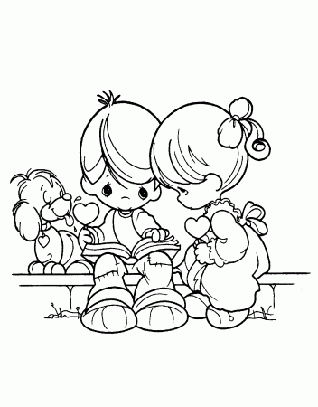 Precious Moments - Coloring Pages for Kids and for Adults