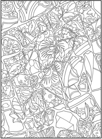Free Mosaic Coloring Pages #7110 Mosaic Coloring Pages ~ Coloring Tone