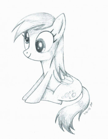 Derpy My Little Ponies Coloring Pages Sketch Coloring Page