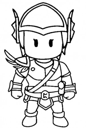 Valkyrie Stumble Guys coloring pages – Art education