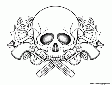 Skull Coloring Pages - Coloring Pages For Kids And Adults