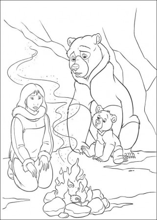Kids-n-fun.com | Coloring page Brother bear 2 Brother bear 2