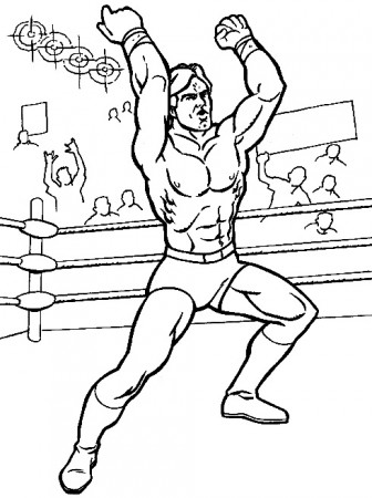 Printable WWE Coloring Pages | ColoringMe.com