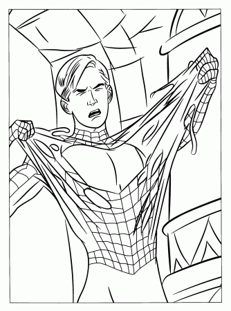 Cartoon ~ Printable Marvel Coloring Pages Spiderman ~ Coloring Tone
