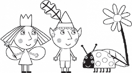 Download HD Ben And Holly Coloring Pages Little Kingdom Ben And ...