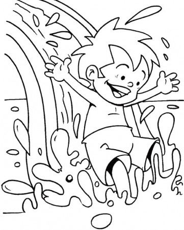 Water Coloring Pages For Kids - Ccoloringsheets.com