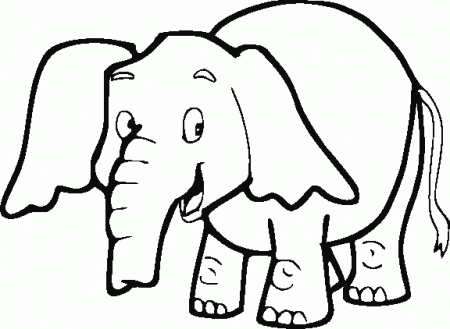 Elephant Coloring Pages - Dr. Odd