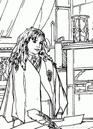 Harry Potter Coloring Page | Harry potter coloring book ...