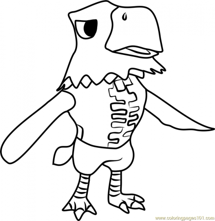 Apollo Animal Crossing Coloring Page - Free Animal Crossing ...