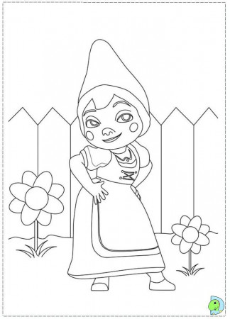 Garden Gnome Coloring Pages