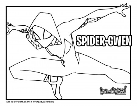 Spider gwen, Spiderman coloring ...pinterest.com
