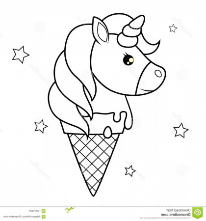 unicorn ice cream coloring pages unicorn ice cream outline coloring