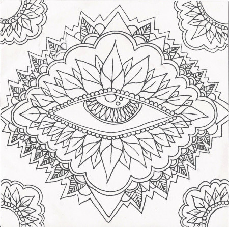 Coloring Pages Trippyok Easy To Draw Hippy Images Print – Dialogueeurope