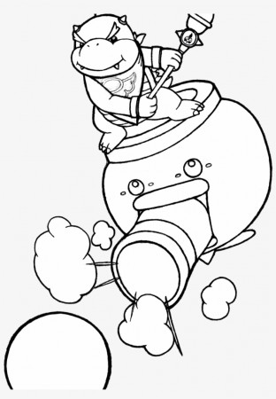 Nice Bowser Jr Coloring Pages Family Super Mario Character - Bowser Jr.  Transparent PNG - 1024x1224 - Free Download on NicePNG