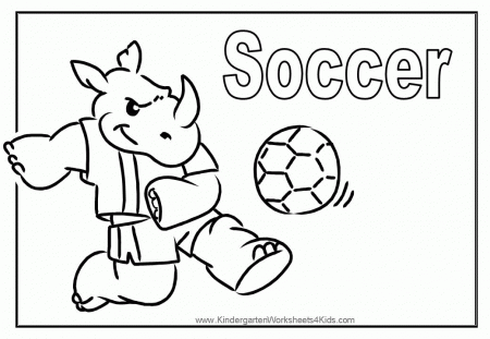 Soccer Coloring Pages Children Motivation - Colorine.net | #22287