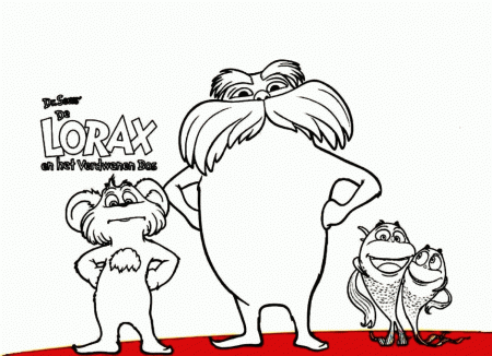 Seuss Lorax Coloring Pages Quotes - Colorine.net | #3299