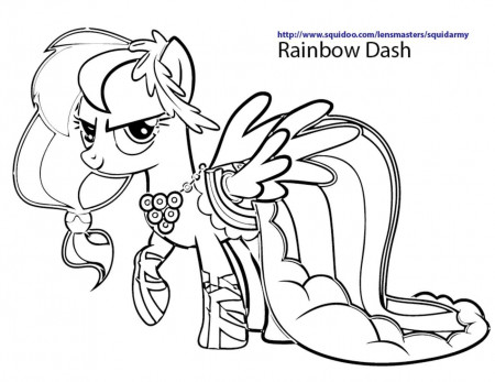 Printable Little Pony Coloring Pages Kids - Colorine.net | #8339