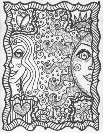 13 Pics of Hippie Designs Coloring Pages - Hippie Coloring Pages ...
