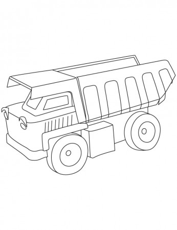 Dump truck coloring pages | Download Free Dump truck coloring 