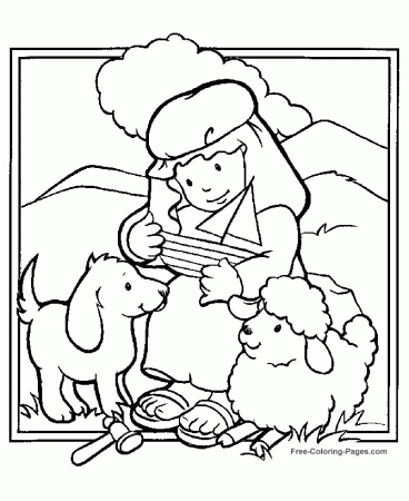 Kids Coloring Sheet | Printable Coloring Pages for Kids